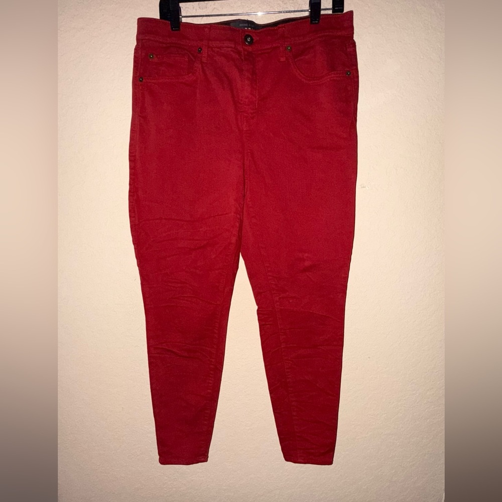 Torrid Sky High Skinny Jean - Premium Stretch Red- ❤️Size 14R❤️ - Picture 4 of 13